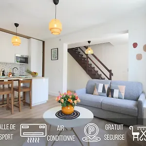 L'ethnique 7p - Climatisation - Jardin - Parking - Salle De Sport Apartment